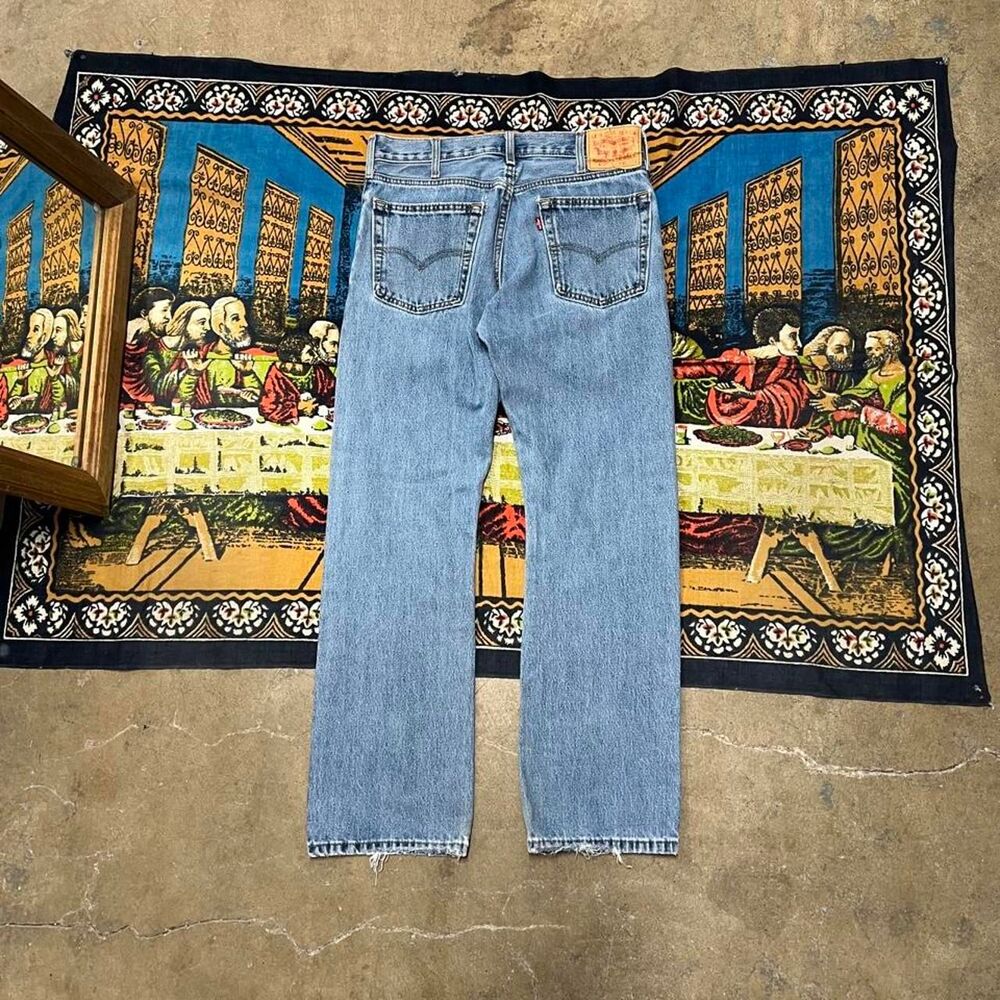 Vintage Levi’s 517 bootcut blue jeans Size 32x32 western americana y2k red tab